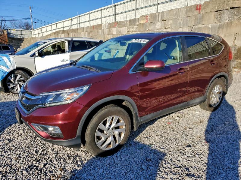 HONDA CR-V EX 2015 with VIN 2HKRM4H57FH607284 - Photo from auction