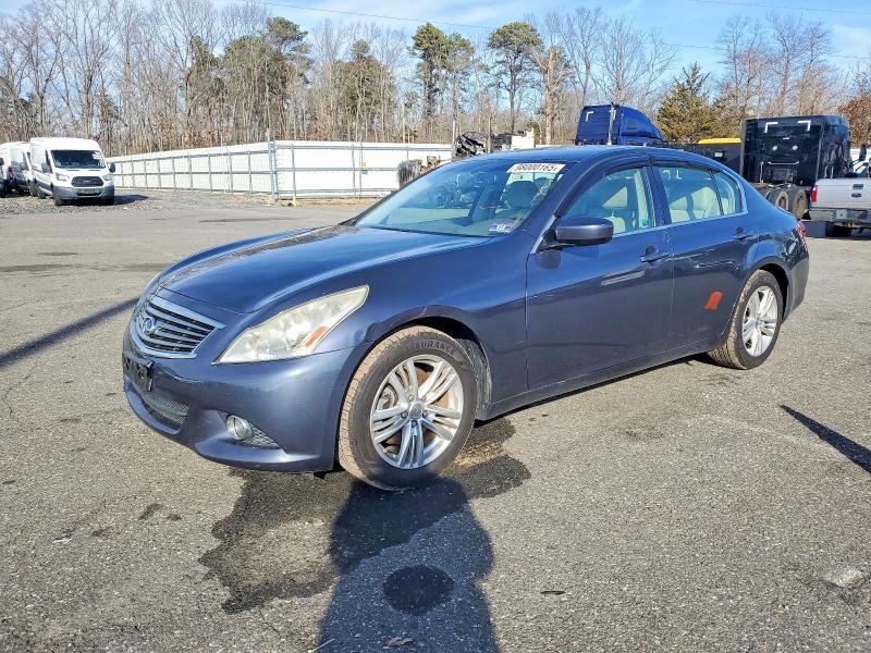INFINITI G25 BASE 2011 with VIN JN1DV6APXBM601836 - Photo from auction