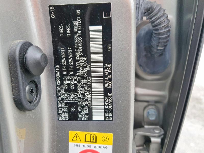 Photo 14 from auction – 2018 LEXUS NX 300 BAS with VIN JTJYARBZ7J2111003