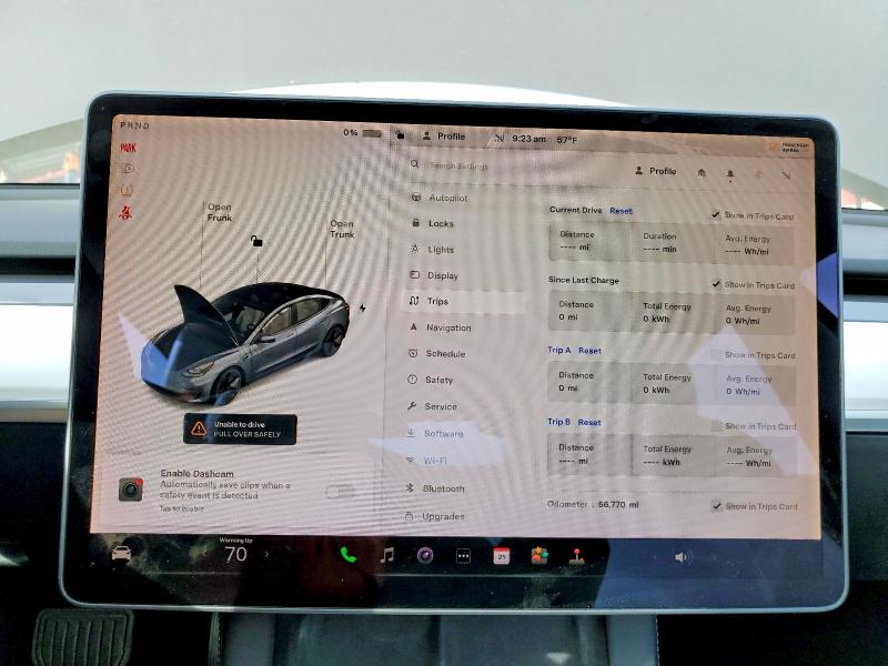 Photo 9 from auction – 2021 TESLA MODEL 3 with VIN 5YJ3E1EA5MF994223