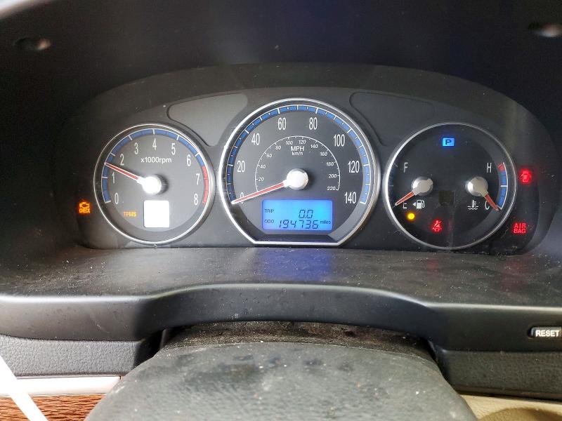 Photo 9 from auction – 2008 HYUNDAI SANTA FE with VIN 5NMSG73D68H151495