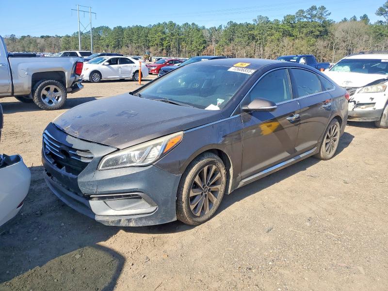 HYUNDAI SONATA 2016 with VIN 5NPE34AF8GH367314 - Photo from auction