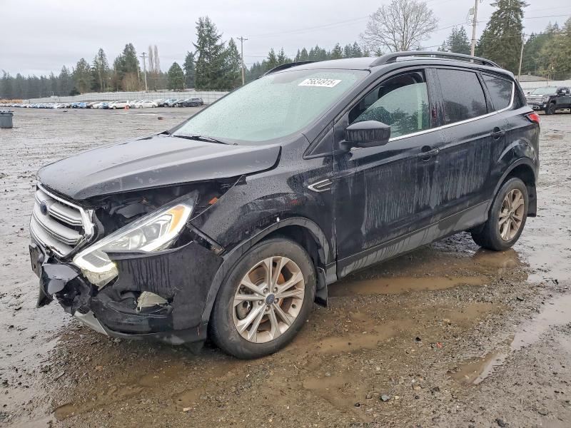 FORD ESCAPE SEL 2018 with VIN 1FMCU9HD3JUB74776 - Photo from auction