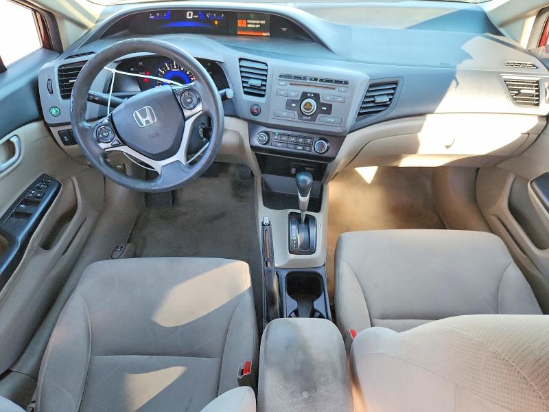 Photo 8 from auction – 2012 HONDA CIVIC LX with VIN 19XFB2F52CE340863