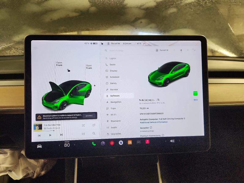 Photo 9 from auction – 2019 TESLA MODEL 3 with VIN 5YJ3E1EA5KF396033