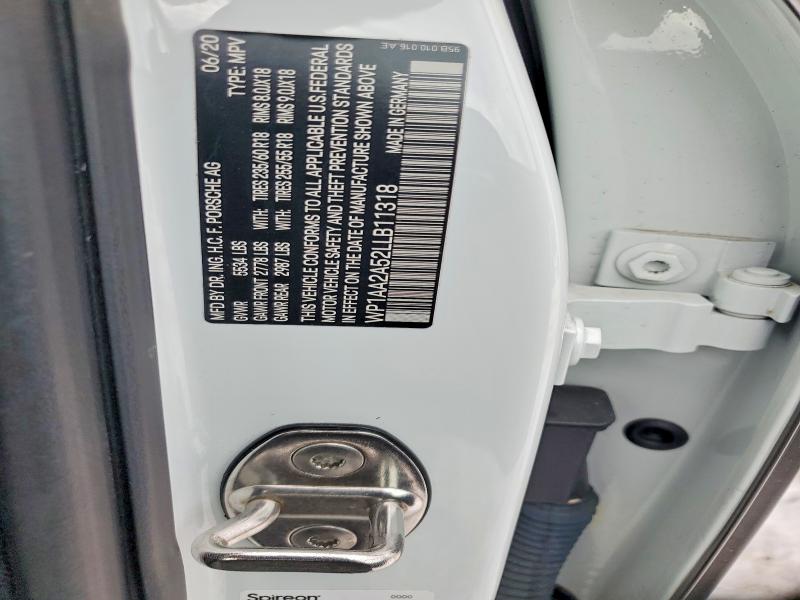 Photo 14 from auction – 2020 PORSCHE MACAN with VIN WP1AA2A52LLB11318