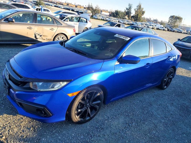 HONDA CIVIC 2020 with VIN 19XFC2F85LE200846 - Photo from auction