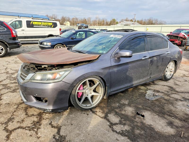 HONDA ACCORD EXL 2014 with VIN 1HGCR2F80EA305657 - Photo from auction