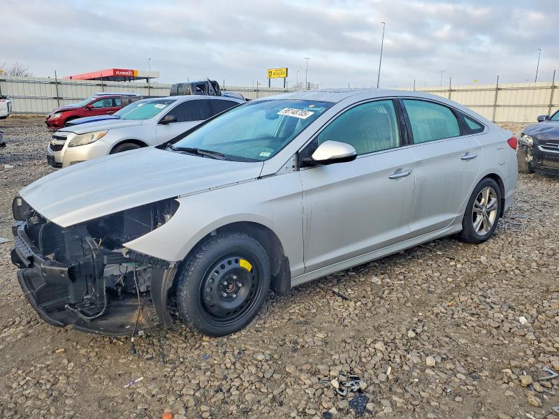 HYUNDAI SONATA SPO 2018 with VIN 5NPE34AF4JH695773 - Photo from auction