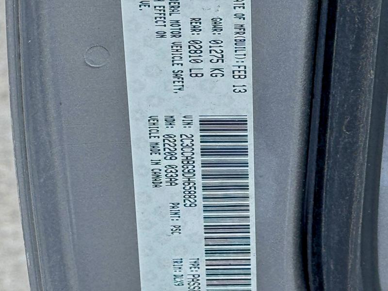 Photo 10 from auction – 2013 CHRYSLER 300 S with VIN 2C3CCABG9DH658829