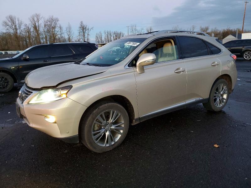 LEXUS RX 450H 2013 with VIN JTJBC1BA4D2445070 - Photo from auction