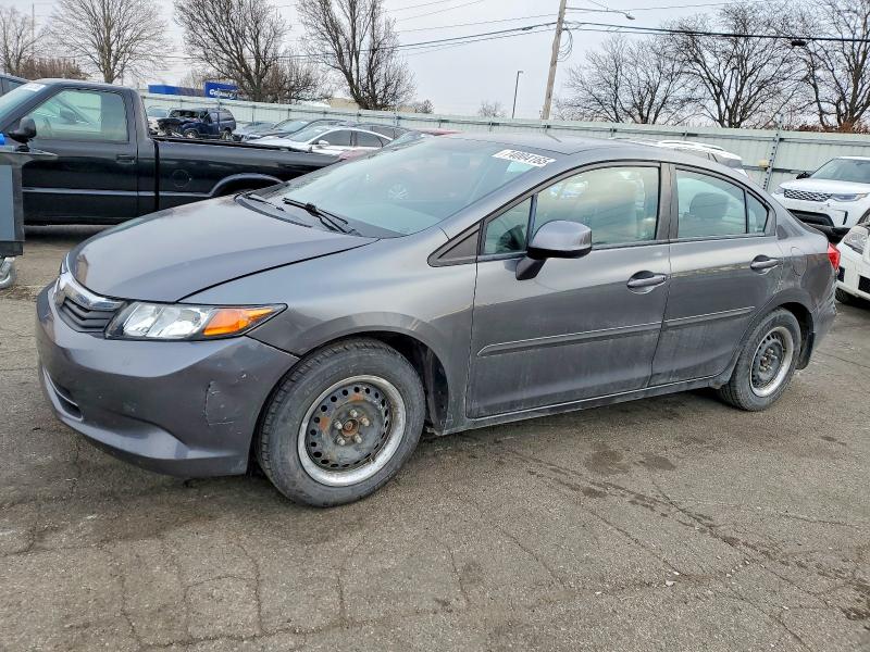 HONDA CIVIC LX 2012 with VIN 19XFB2F51CE098289 - Photo from auction