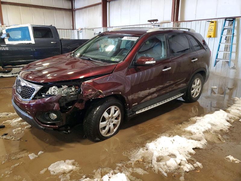 KIA SORENTO LX 2013 with VIN 5XYKTDA22DG356733 - Photo from auction