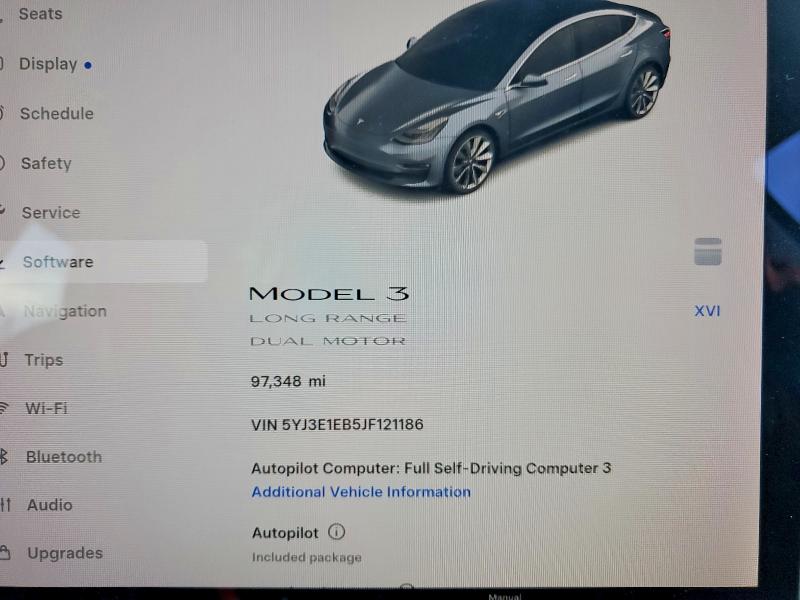 Photo 9 from auction – 2018 TESLA MODEL S with VIN 5YJ3E1EB5JF121186