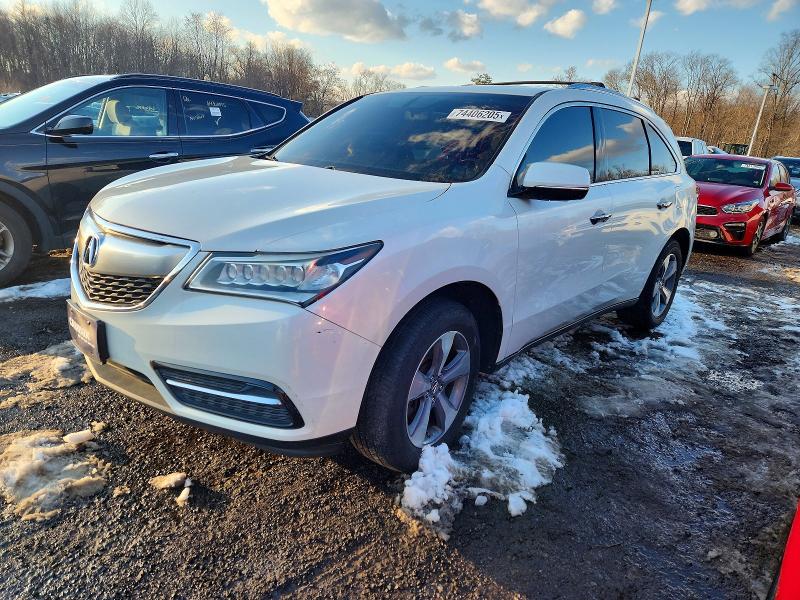 ACURA MDX 2014 with VIN 5FRYD4H25EB009904 - Photo from auction