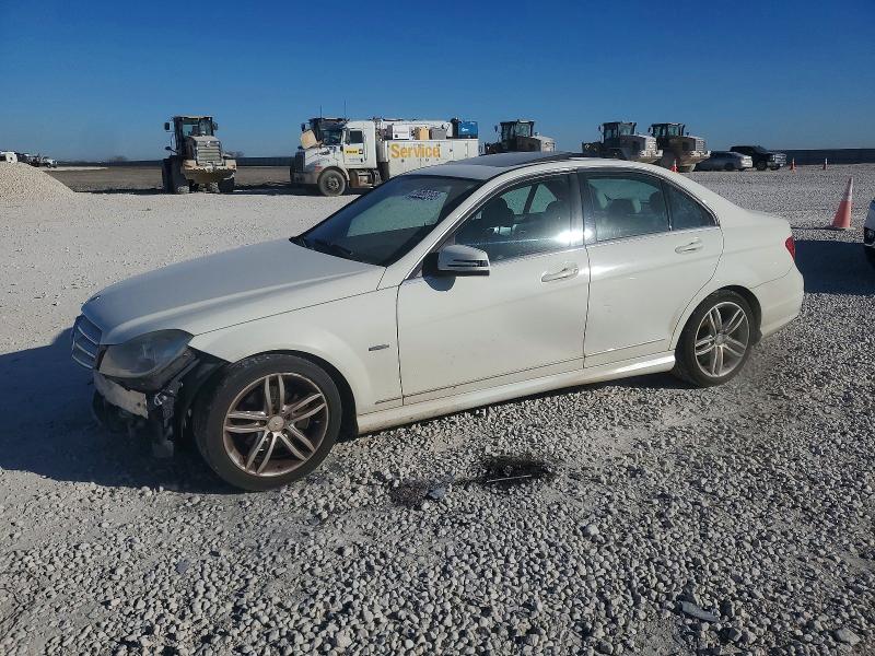 MERCEDES-BENZ C 2012 with VIN WDDGF4HB9CA606413 - Photo from auction