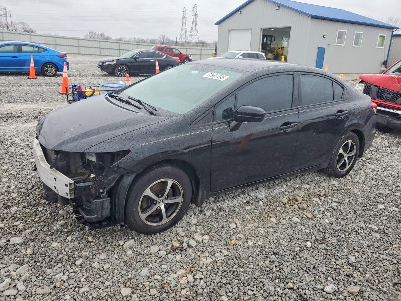 HONDA CIVIC SE 2015 with VIN 2HGFB2F76FH546117 - Photo from auction