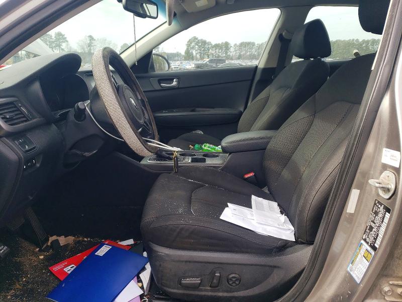 Photo 7 from auction – 2016 KIA OPTIMA with VIN 5XXGT4L18GG073563