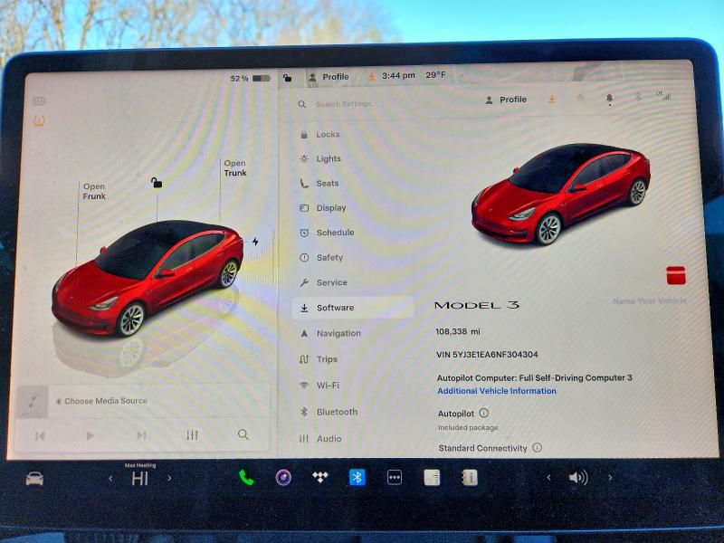 Photo 9 from auction – 2022 TESLA MODEL 3 with VIN 5YJ3E1EA6NF304304