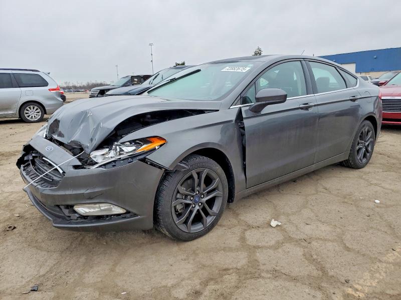 FORD FUSION SE 2018 with VIN 3FA6P0HD0JR284458 - Photo from auction