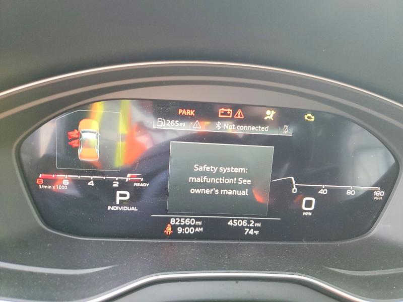 Photo 9 from auction – 2021 AUDI Q5 PREMIUM with VIN WA1BAAFY8M2123090