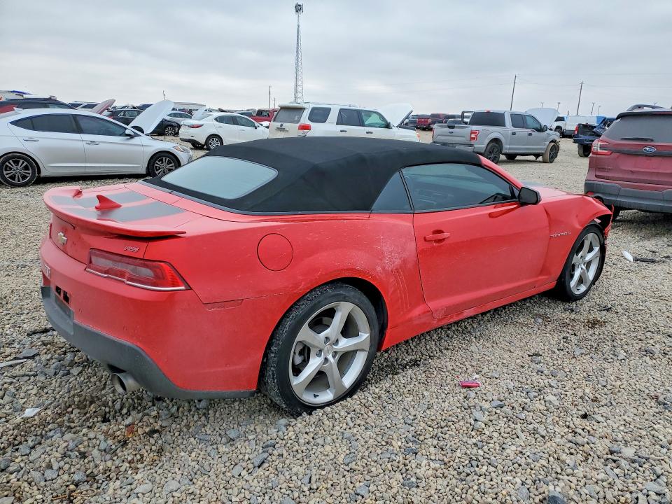Photo 3 from auction – 2015 CHEVROLET CAMARO with VIN 2G1FF3D31F9259165