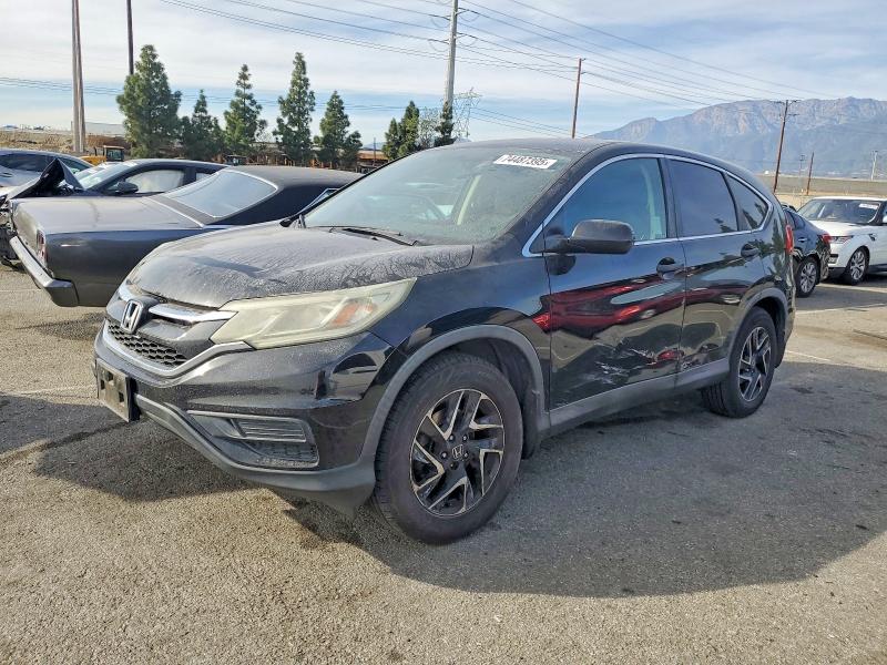 Photo 1 from auction – 2016 HONDA CR-V SE with VIN 2HKRM3H4XGH513192