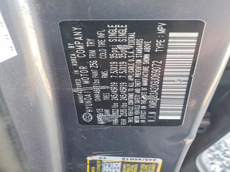 Photo 14 from auction – 2016 HYUNDAI TUCSON with VIN KM8J33A20GU069072
