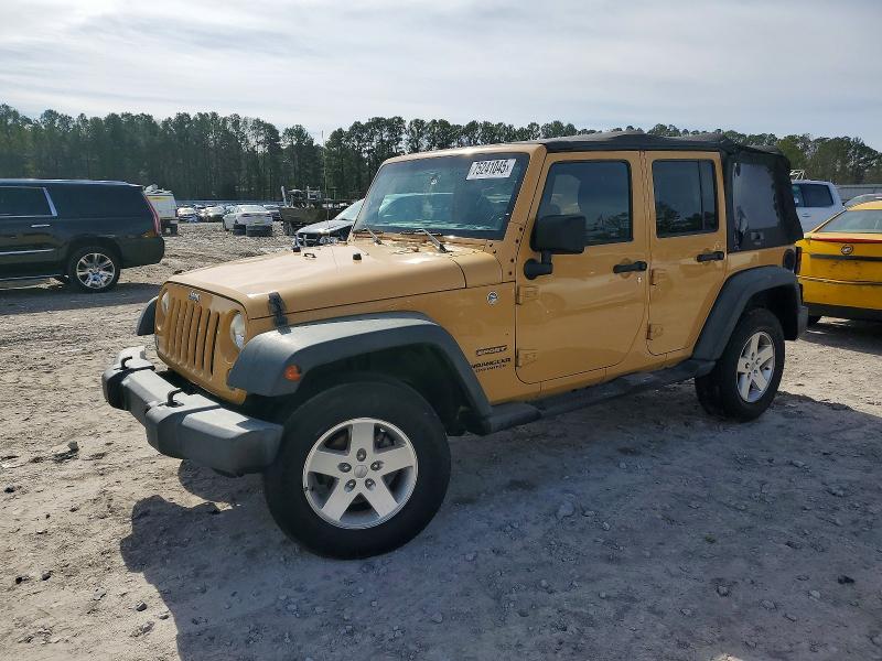JEEP WRANGLER U 2014 with VIN 1C4BJWDG6EL105051 - Photo from auction