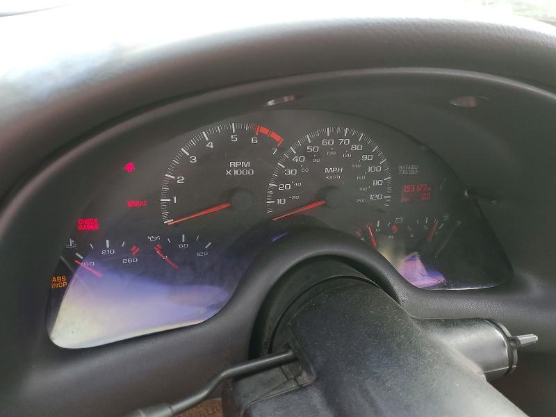 Photo 9 from auction – 1997 CHEVROLET CAMARO BAS with VIN 2G1FP32K7V2156881