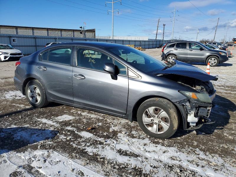 Photo 4 from auction – 2013 HONDA CIVIC LX with VIN 19XFB2F53DE016242
