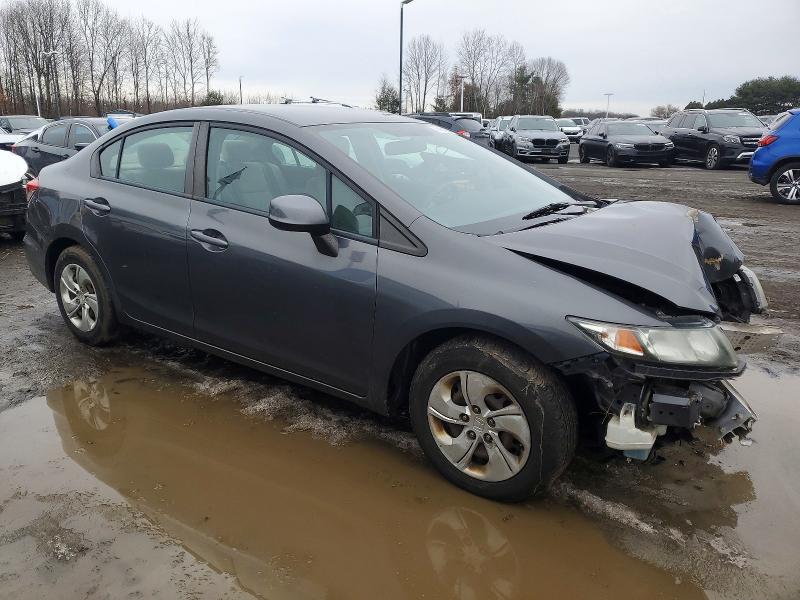 Photo 4 from auction – 2013 HONDA CIVIC LX with VIN 2HGFB2F55DH569772