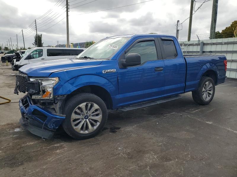 FORD F150 2018 with VIN 1FTEX1EP5JKE11798 - Photo from auction