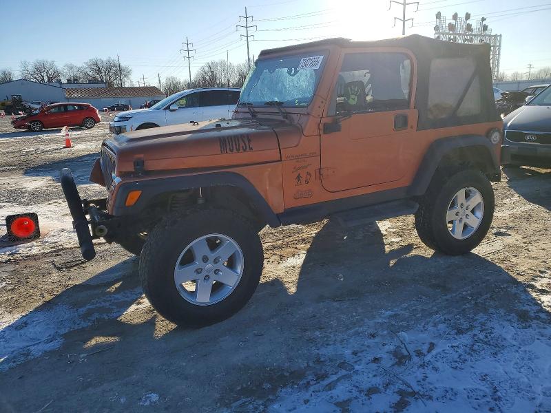 JEEP WRANGLER / 2001 with VIN 1J4FA49S71P321409 - Photo from auction