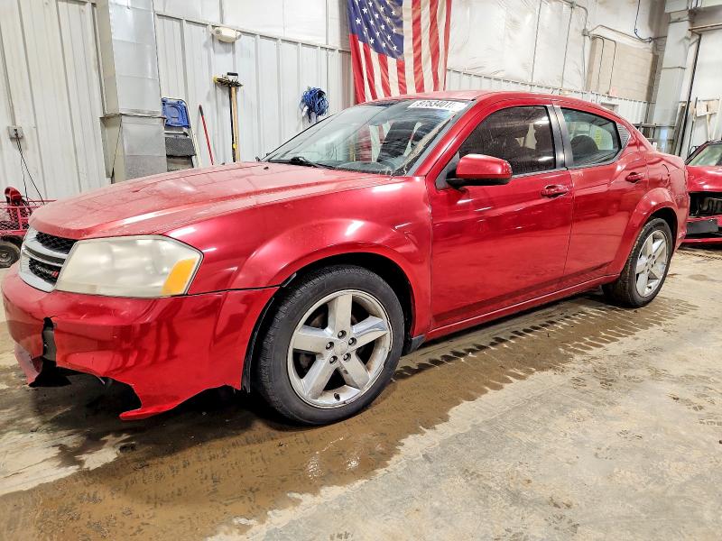 DODGE AVENGER 2012 with VIN 1C3CDZCBXCN266334 - Photo from auction