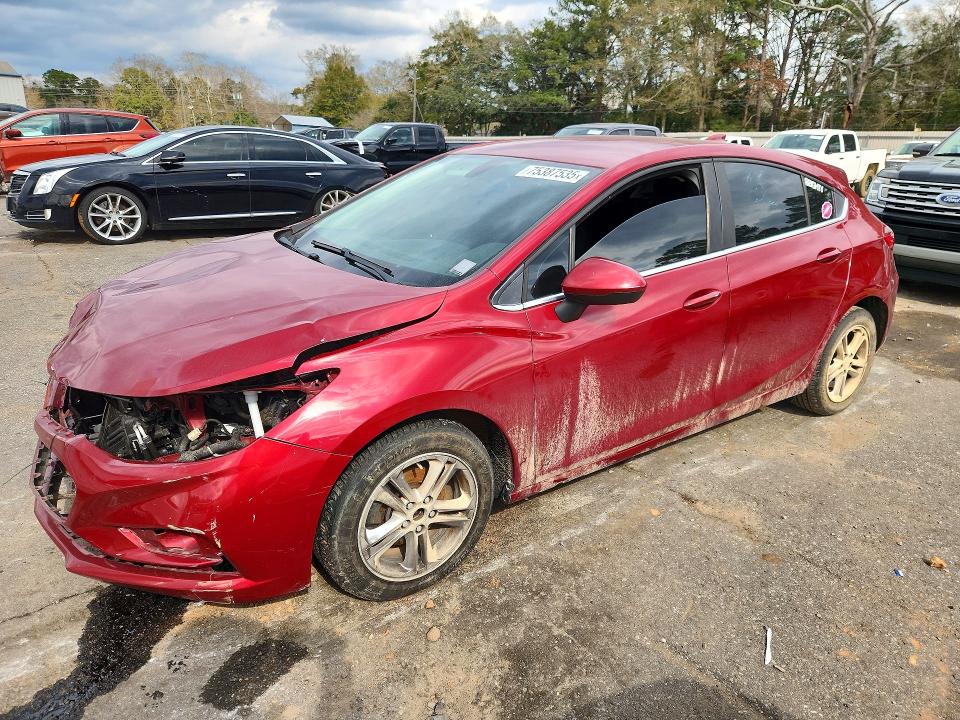 CHEVROLET CRUZE 2018 with VIN 3G1BH6SE6JS646000 - Photo from auction