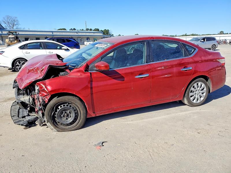 NISSAN SENTRA S 2014 with VIN 3N1AB7AP9EL641535 - Photo from auction