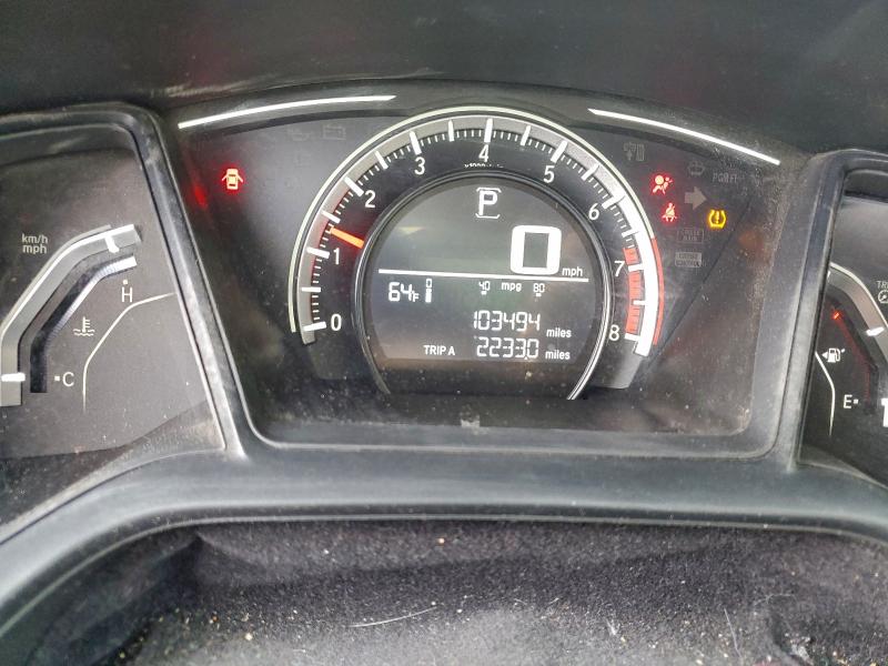 Photo 9 from auction – 2017 HONDA CIVIC LX with VIN 19XFC2F54HE233429