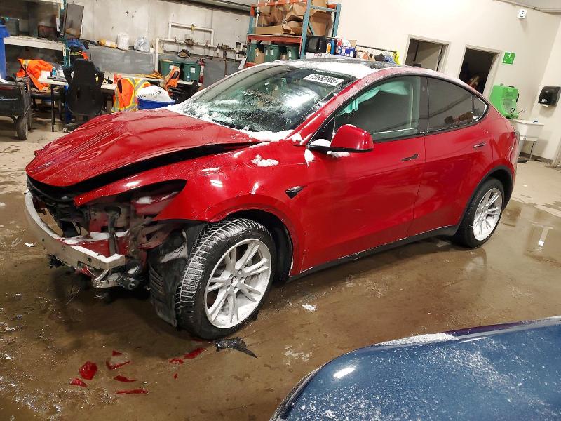 TESLA MODEL Y 2023 with VIN LRWYGDEE6PC137038 - Photo from auction