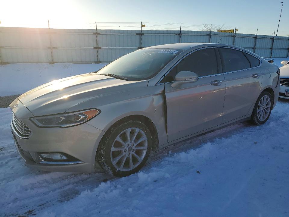 FORD FUSION SE 2017 with VIN 3FA6P0HD3HR124388 - Photo from auction