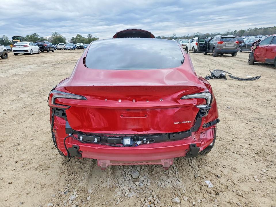 Photo 6 from auction – 2025 TESLA MODEL 3 with VIN 5YJ3E1EB9SF952143