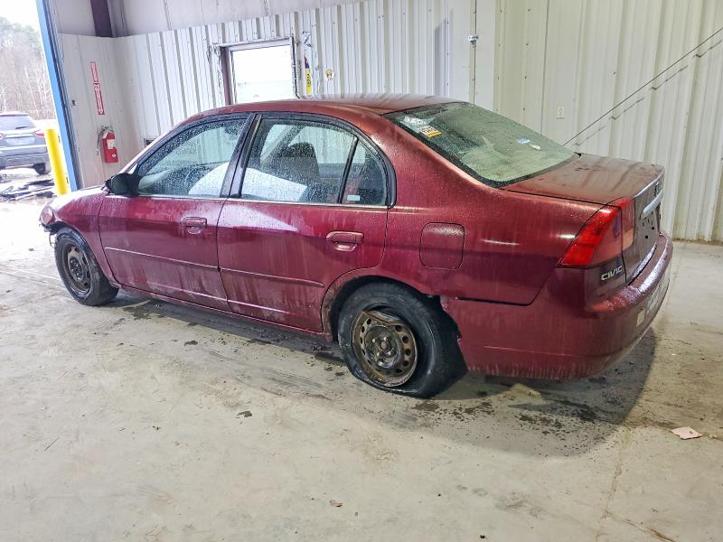 Photo 2 from auction – 2002 HONDA CIVIC with VIN 2HGES16522H551216