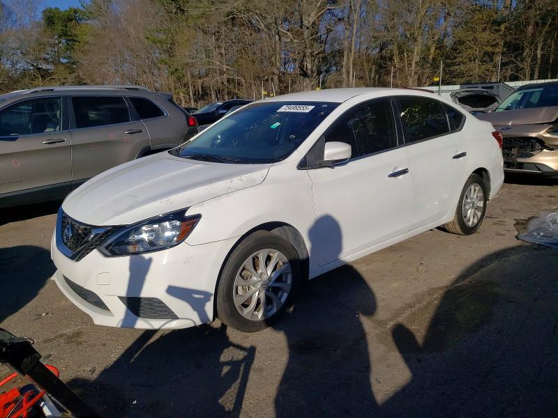 NISSAN SENTRA S 2019 with VIN 3N1AB7AP1KY457284 - Photo from auction