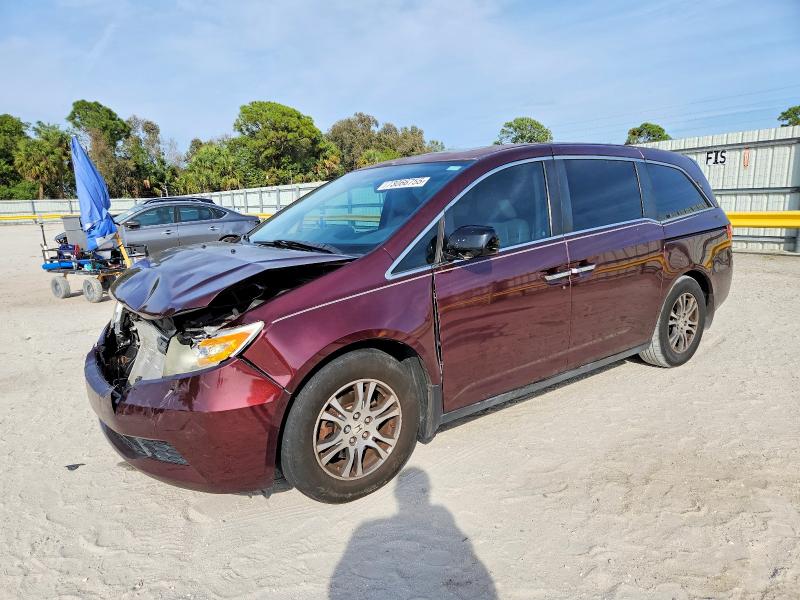 HONDA ODYSSEY EX 2013 with VIN 5FNRL5H60DB053213 - Photo from auction