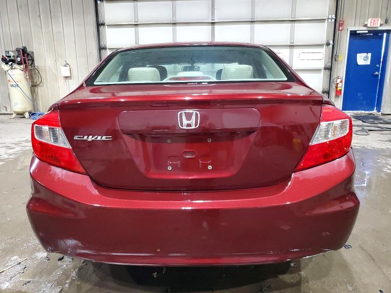 Photo 6 from auction – 2012 HONDA CIVIC EX with VIN 2HGFB2F88CH539383