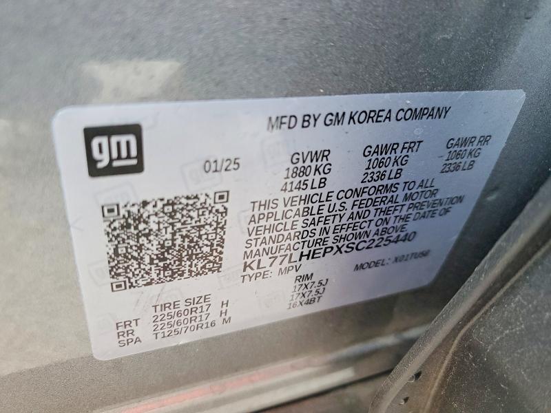 Photo 14 from auction – 2025 CHEVROLET TRAX 1LT with VIN KL77LHEPXSC225440