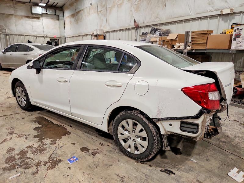 Photo 2 from auction – 2012 HONDA CIVIC LX with VIN 19XFB2F50CE011692