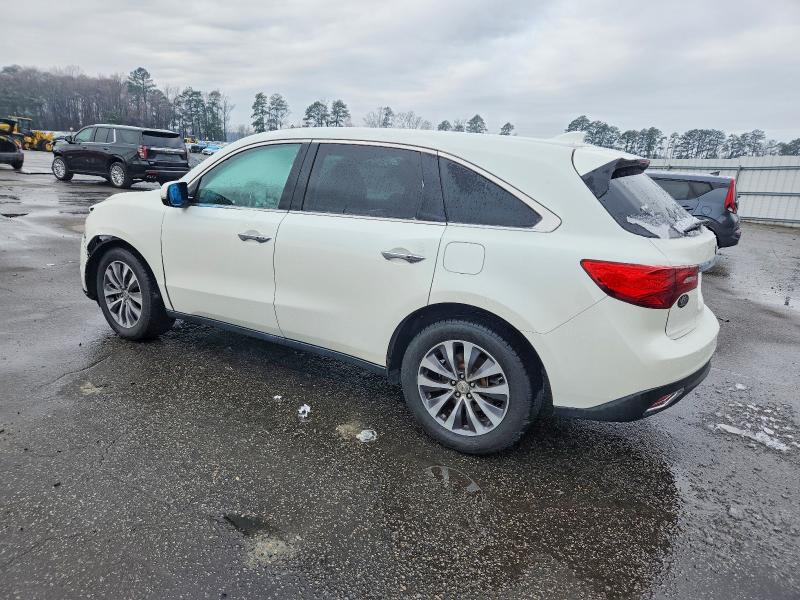 Photo 2 from auction – 2016 ACURA MDX TECHNO with VIN 5FRYD4H46GB009785