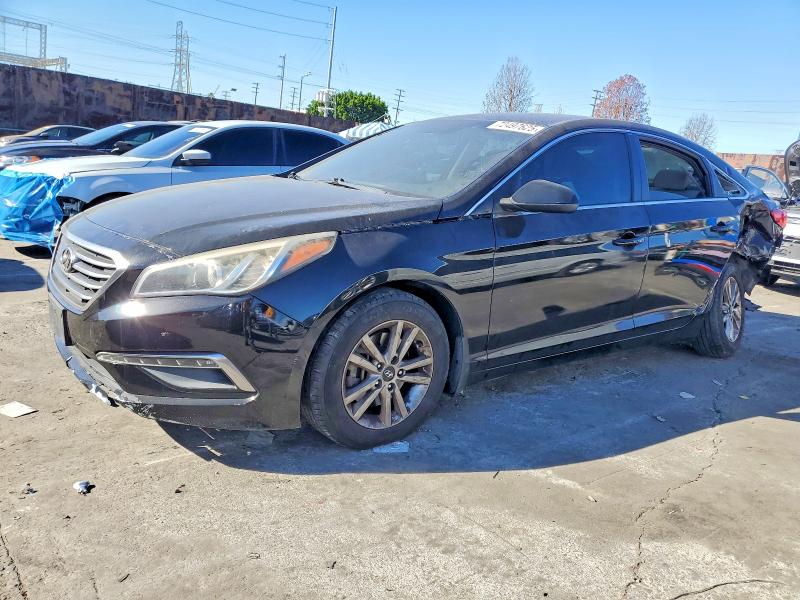 HYUNDAI SONATA SE 2015 with VIN 5NPE24AF0FH244351 - Photo from auction