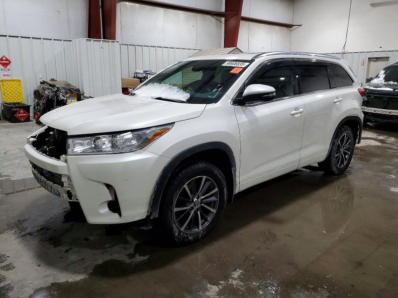 TOYOTA HIGHLANDER 2018 with VIN 5TDJZRFH0JS556612 - Photo from auction